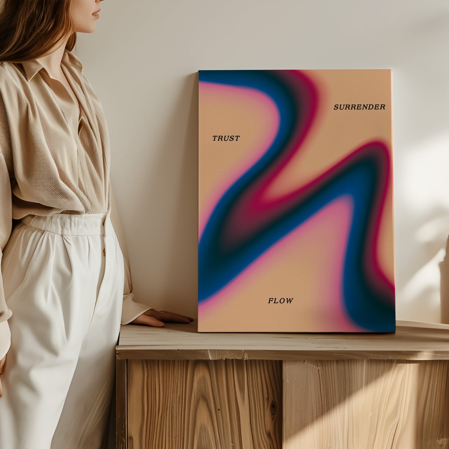 Trust, Surrender, Flow - Wall Art