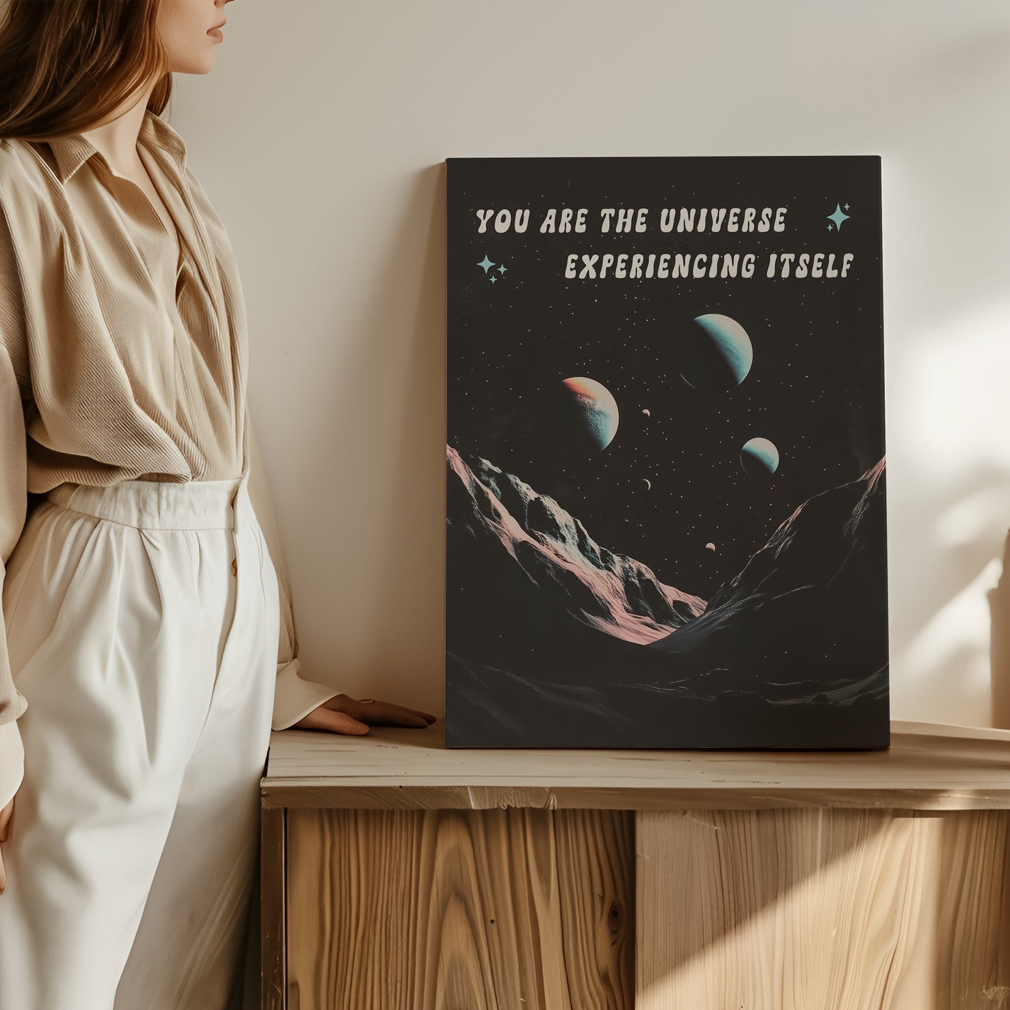 You Are The Universe Experiencing Itself - Wall Art