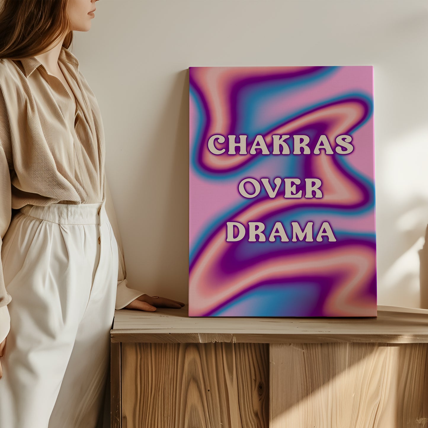 Chakras Over Drama - Wall Art