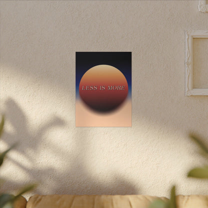 Less Is More - Wall Art