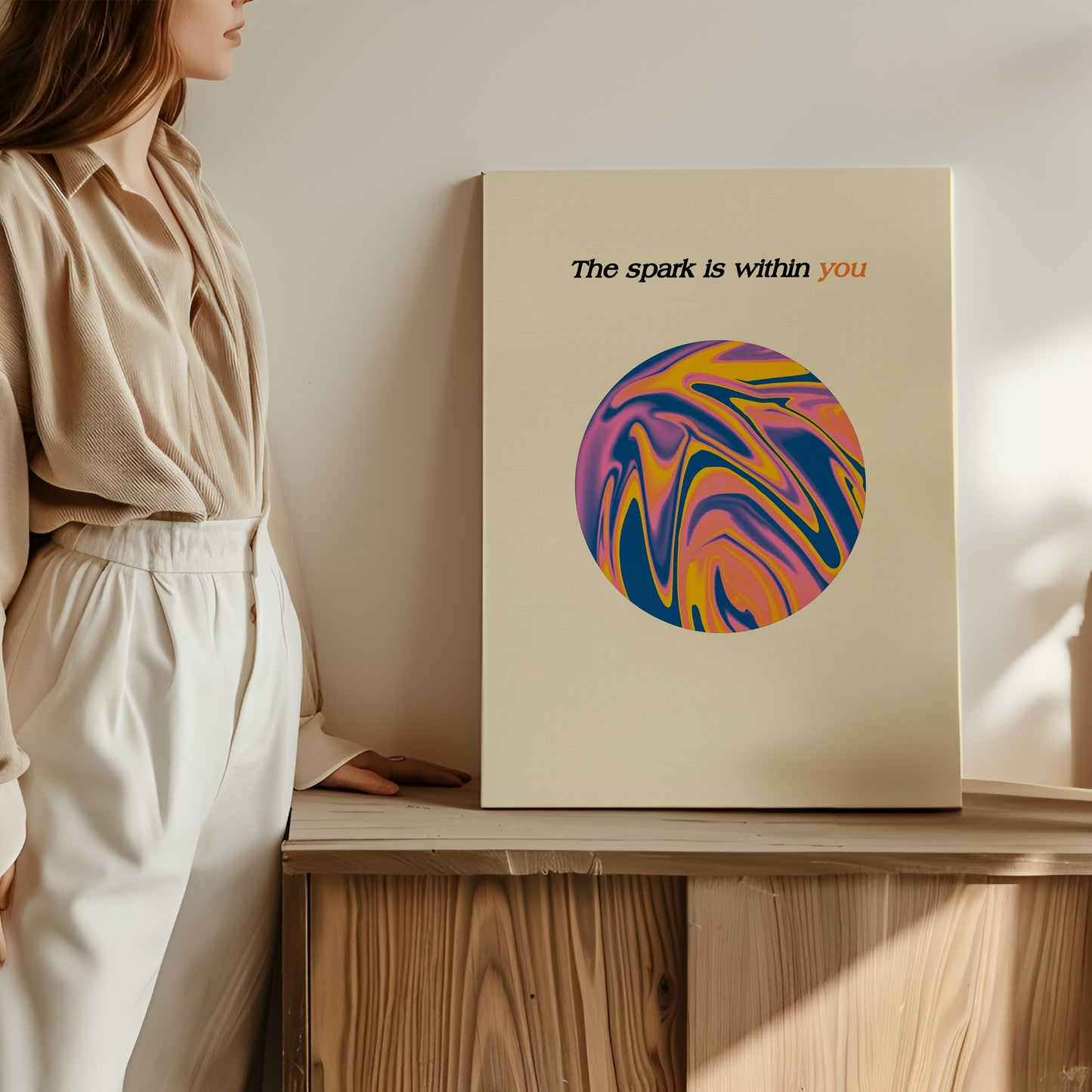 The Spark Is Within You - Wall Art
