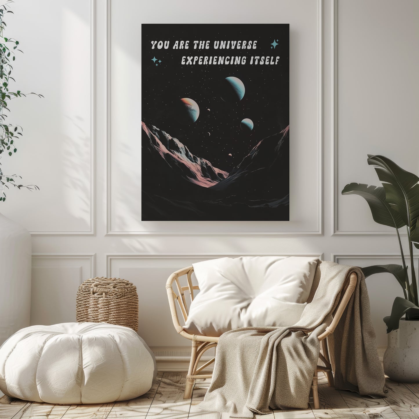 You Are The Universe Experiencing Itself - Wall Art