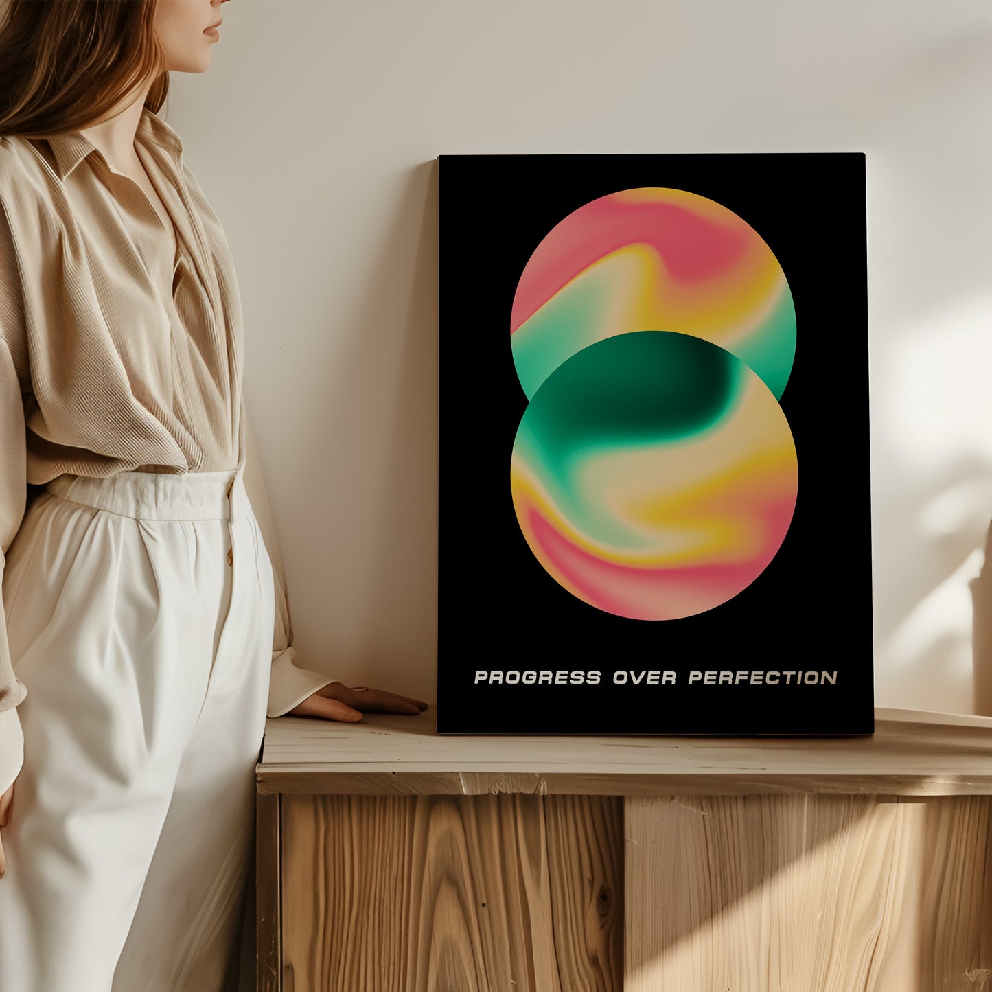 Progress Over Perfection - Wall Art