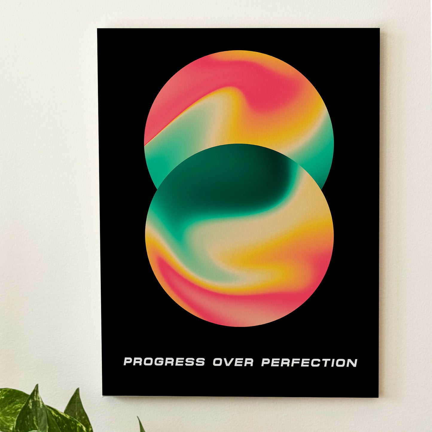 Progress Over Perfection - Wall Art