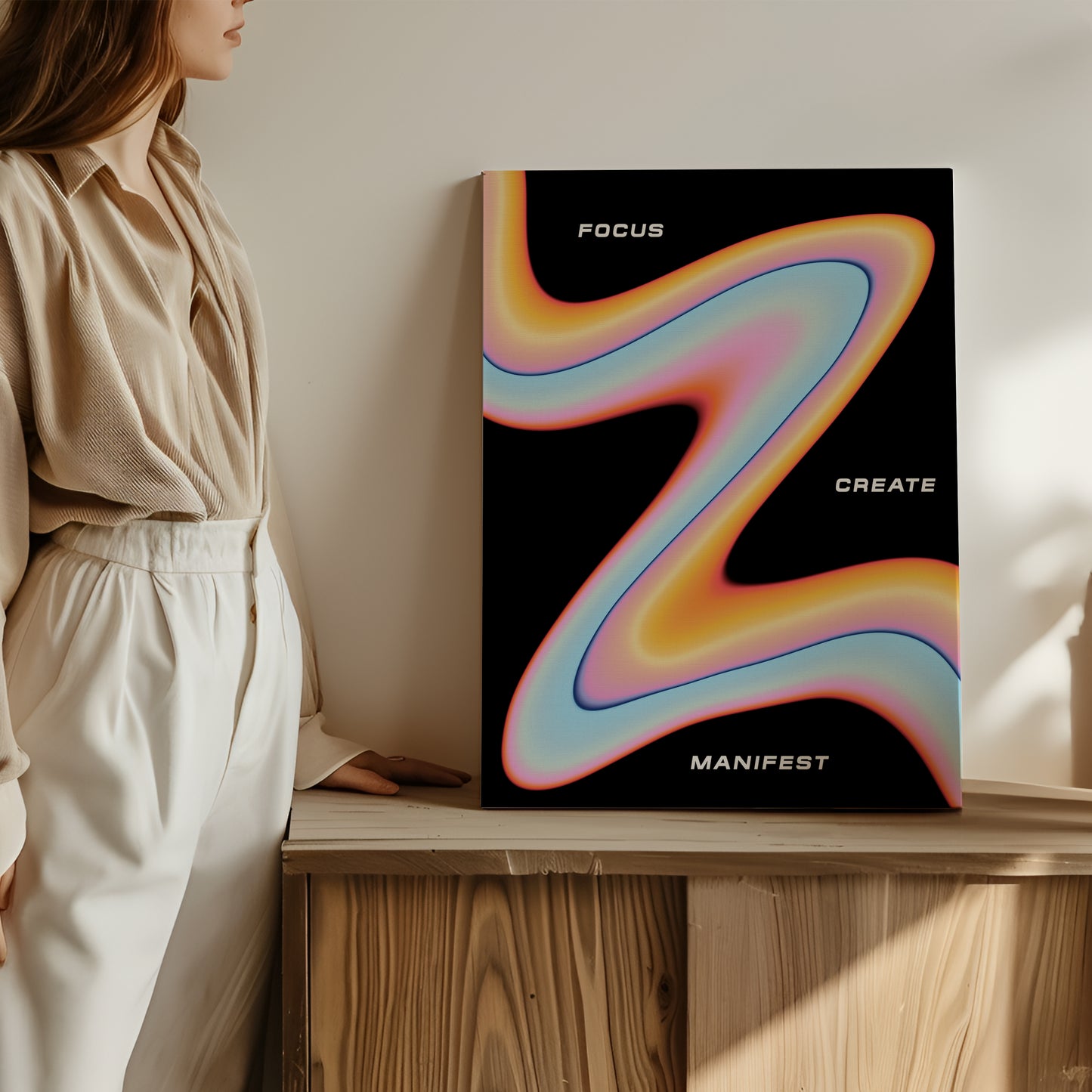 Focus, Create, Manifest - Wall Art