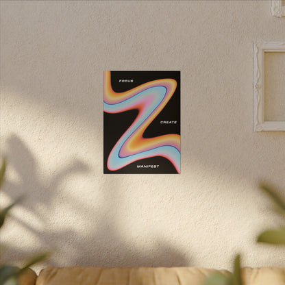 Focus, Create, Manifest - Wall Art