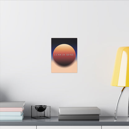 Less Is More - Wall Art