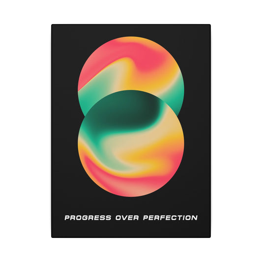 Progress Over Perfection - Wall Art