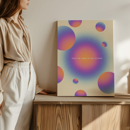 Trust The Timing Of The Universe - Wall Art