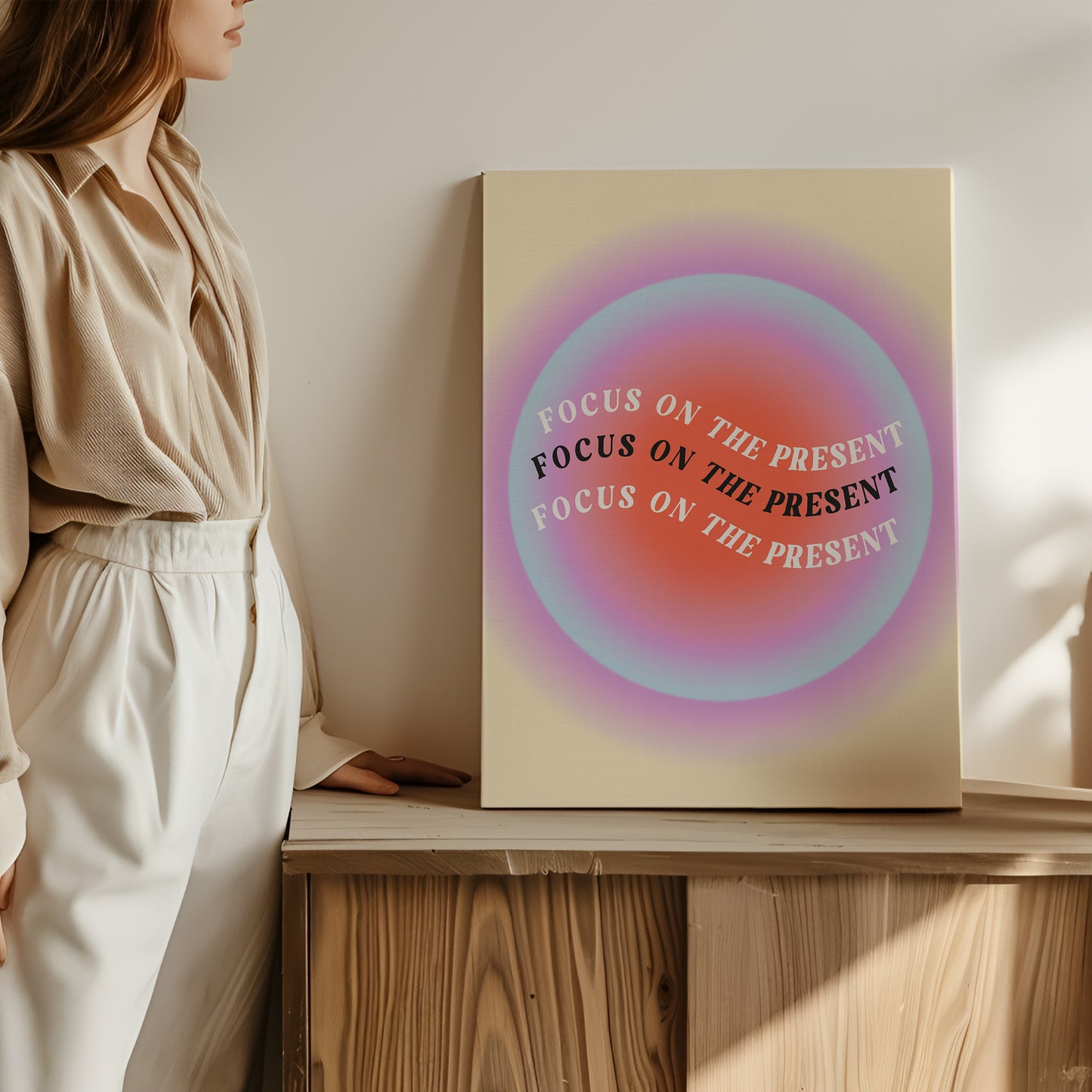 Focus On The Present - Wall Art