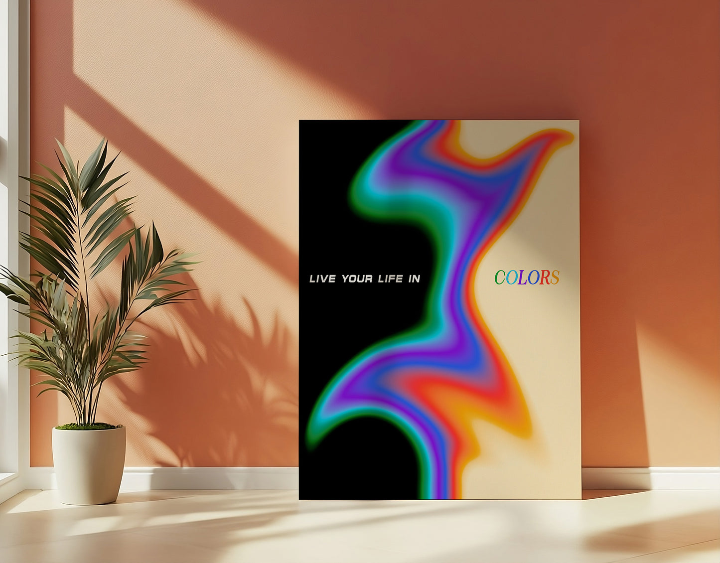 Live Your Life In Colors - Wall Art