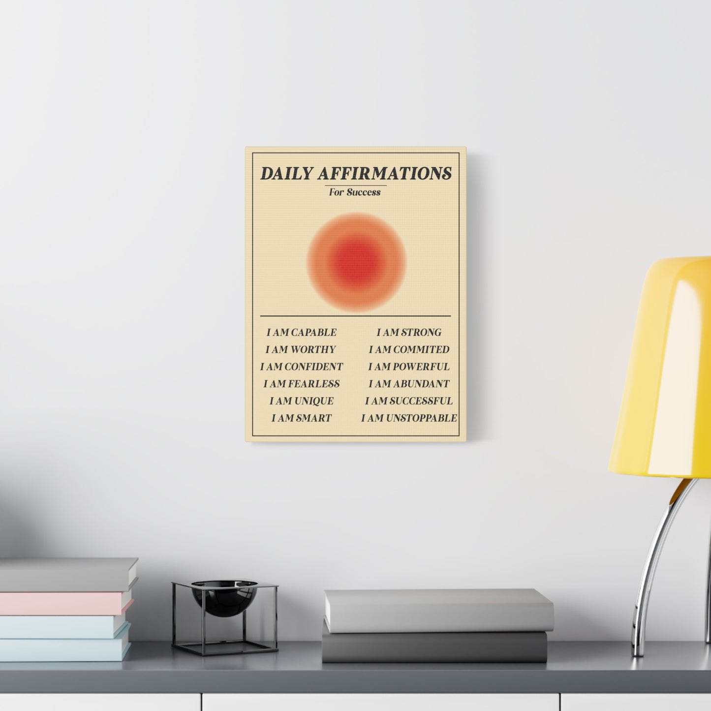 Daily Affirmations For Success - Wall Art