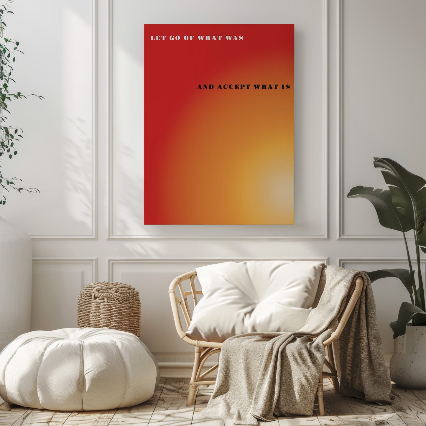 Let Go Of What Was - Wall Art