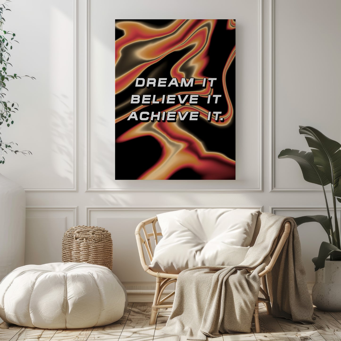 Dream It Believe It Achieve It - Wall Art